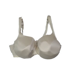Serenada Ivory Satin Seamless Full Coverage Adjustable Underwire Bra Size‎ 50D
